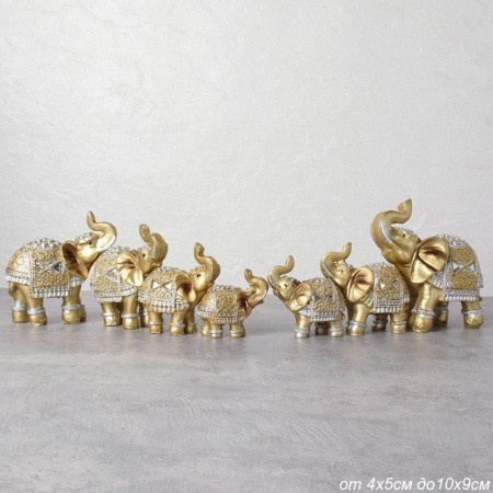 Статуэтки Слоны 7 штук набор / 7030А / 640895