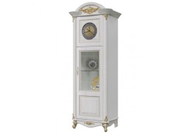 Гостиная "Да Винчи" СВЕТЛАЯ 08 Шкаф с часами (670х516х2000)мм