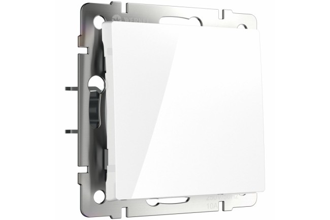 Выключатель одноклавишный белый W1110001