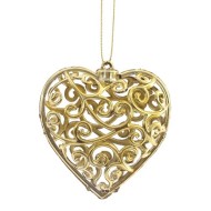 Украшение новогоднее "Сердце", L7,5 W3,5 H7,5 см 808051