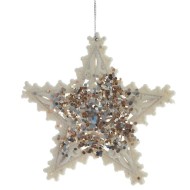 Украшение новогоднее "Звезда", L2 W2,5 H13 см 779704