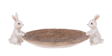 Фигурка "Зайка с корзинкой" 708-229