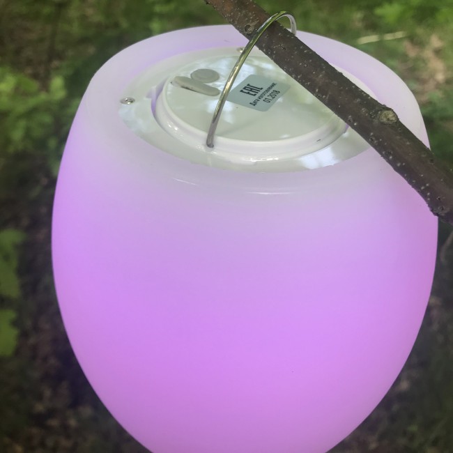 Светильник декоративный светодиодный «Яйцо» ULG-R003 019/RGB IP54 EGG Аккумуляторный