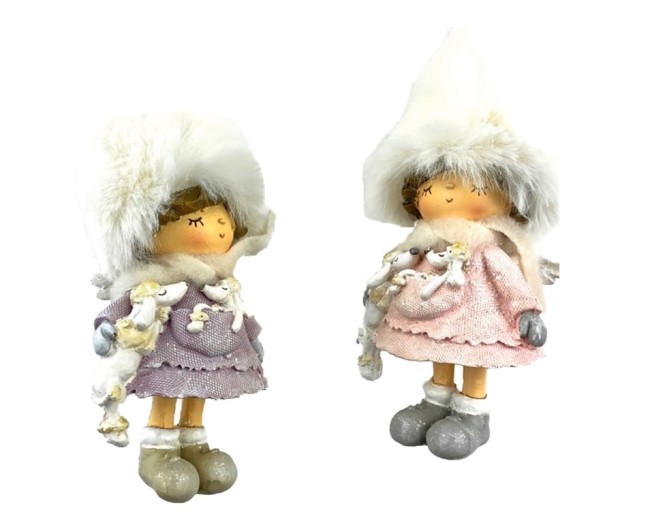 Фигурка подвесная "Девочка"13,5см 831-316