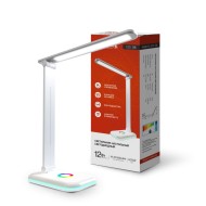 Светильник настольный светодиодный ССО 20Б 12Вт 640Лм сенсор с адаптером БЕЛЫЙ