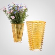 Ваза Crystal золотистая 00977