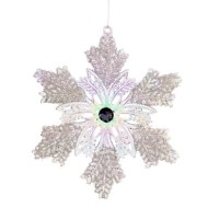Украшение новогоднее "Снежинка", L12 W0,1 H13,5 см 808053
