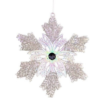 Украшение новогоднее "Снежинка", L12 W0,1 H13,5 см 808053