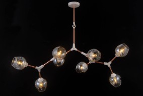 Люстра СФЕРА СВЕТА 39282MD/8A ROSE G+WT Veneto Luce