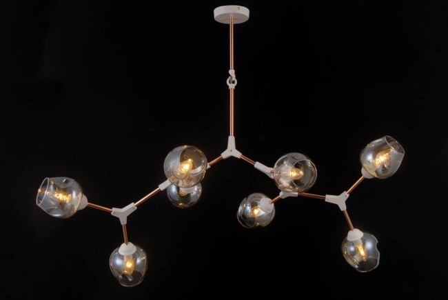 Люстра СФЕРА СВЕТА 39282MD/8A ROSE G+WT Veneto Luce