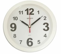 Часы настольные PLT20-113 круг d150*40 пластик плавный ход