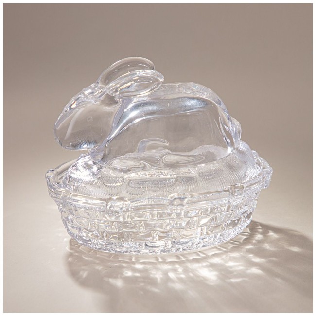 ЕМКОСТЬ ДЛЯ ХРАНЕНИЯ С КРЫШКОЙ "RABBIT" 13,5Х10Х11,5 СМ 196-118