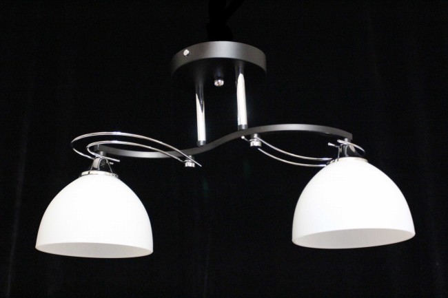 Люстра 2934/2 BK+CR