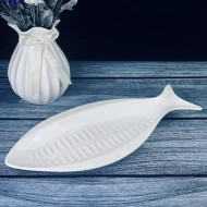 Блюдо для рыбы 40,5см  BIANCO 118-045 Фарфор