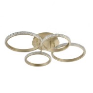 Потолочный светодиодный светильник 51308/4GD GD+WT