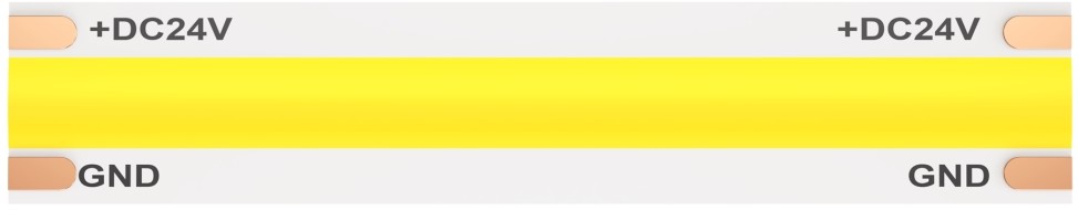 Светодиодная лента 24В COB 12Вт/м 4000K 5м IP20 10183