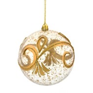 Украшение новогоднее Шар "Золотое напыление" Набор из 12шт D10 см, L43,5 W33 H11 см 744621