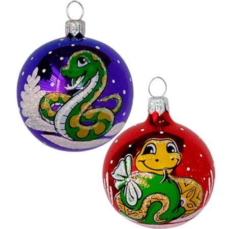 Шар "Восточный гороскоп" d=5см, стекло С1437