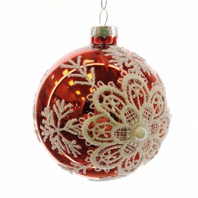 Украшение новогоднее "Шар", D 8 см, L8 W8 H8 см 746533