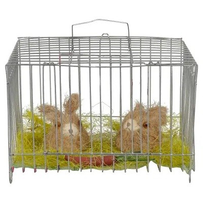 Декор "Кролики в клетке" 28*24*12см DN-40372