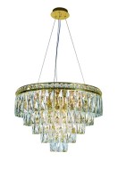Люстра 2785E/9A GOLD+CLEAR