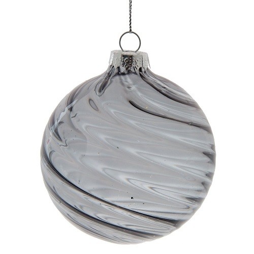 Украшение новогоднее "Шар", 8см, стекло 764680