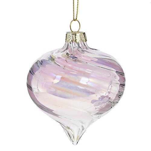 Украшение новогоднее "Капля", 8*8*11см, стекло 793892