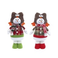 Игрушка набивная "Снеговик", 22*14*42см 743836