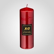 Красная интерьерная свеча "Pillar candle" L 7314-9красн