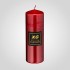 Красная интерьерная свеча "Pillar candle" L 7314-9красн