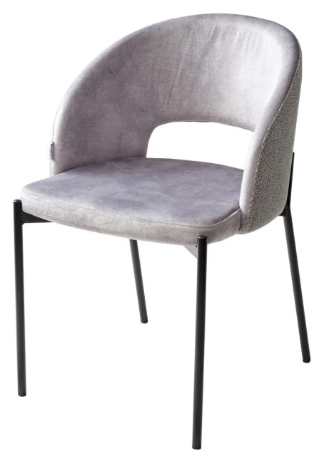 Стул AGNES PK6015-03 (VBP203) ант серебристо-серый/TRF-08 теплый серый/черный 628M03668 (от 2-х шт)