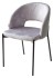 Стул AGNES PK6015-03 (VBP203) ант серебристо-серый/TRF-08 теплый серый/черный 628M03668 (от 2-х шт)