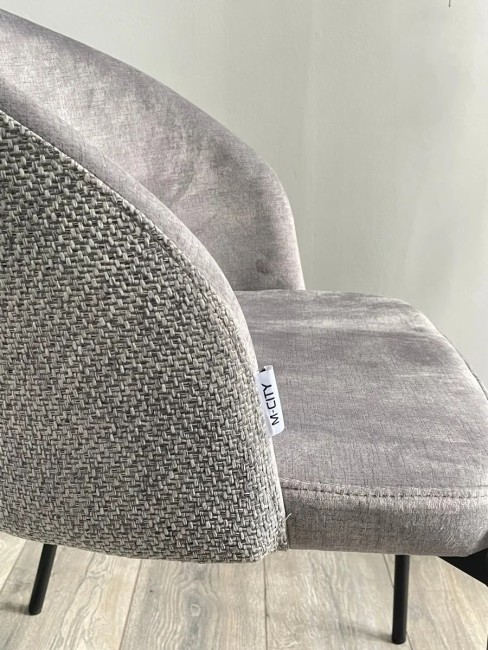 Стул AGNES PK6015-03 (VBP203) ант серебристо-серый/TRF-08 теплый серый/черный 628M03668 (от 2-х шт)