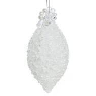 Украшение новогоднее "Конус", 14см, стекло 779098