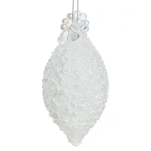 Украшение новогоднее "Конус", 14см, стекло 779098