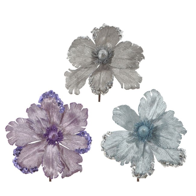 Цветок искусственный, L22 W22 H20 см 755421