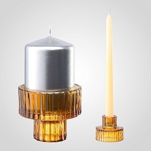 Подсвечник Перевертыш рыжий 00396