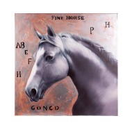 Панно из полим матер Лошадь 80х80 см 29130-18-1U 71560