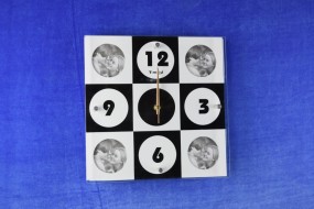 Часы-фоторамка М8101black/white 01068921