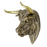 Бык голова БФ2 Н-60см БРОНЗА