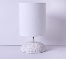 Настольная лампа GAMMA 1xE14 R-150x150x265-WHITE-220-IP20