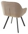 Стул GALE 360 град. поворот. BLUVEL-40 BEIGE, велюр/ черный каркас 629M04841 (от 2-х шт)