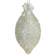 Украшение новогоднее "Конус", 14см, стекло 779101