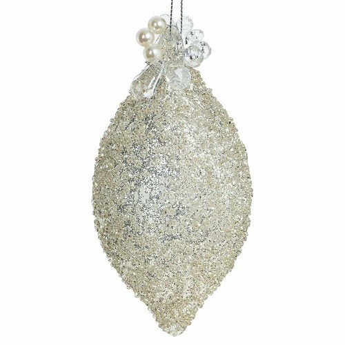 Украшение новогоднее "Конус", 14см, стекло 779101