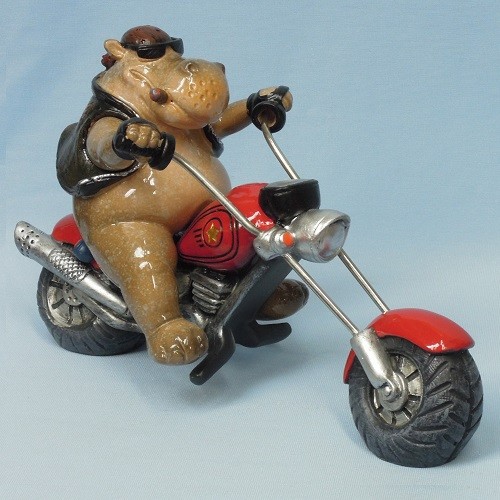 Бегемот крутой байкер YX91001