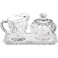 Набор "Diamond", поднос + молочник + сахарница БПХ114