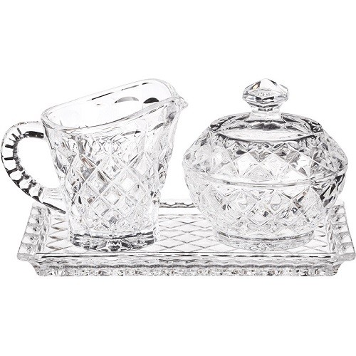 Набор "Diamond", поднос + молочник + сахарница БПХ114