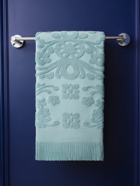 Полотенце С Бахромой 30X50 Isabel Soft Мятный 8680943040749