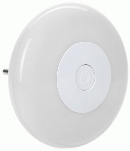 Ночник IEK 008 круг RGB+белый 220В 86х86х65 LDNN0-008-RD-P-03-S-K01