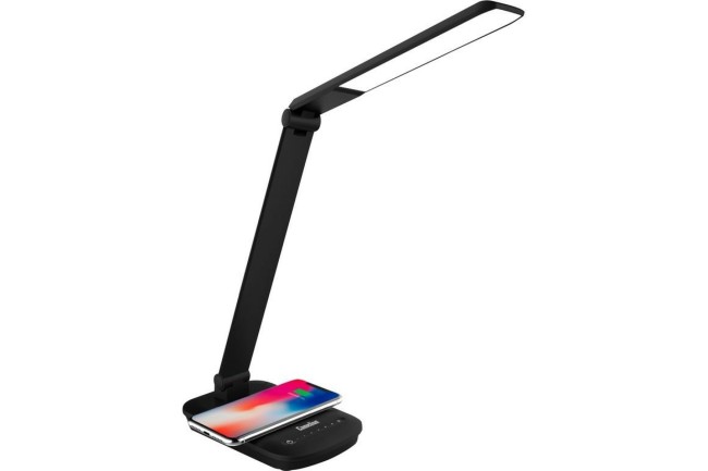 Настольная лампа CAMELION KD-825 16w черный с беспроводной зарядкой